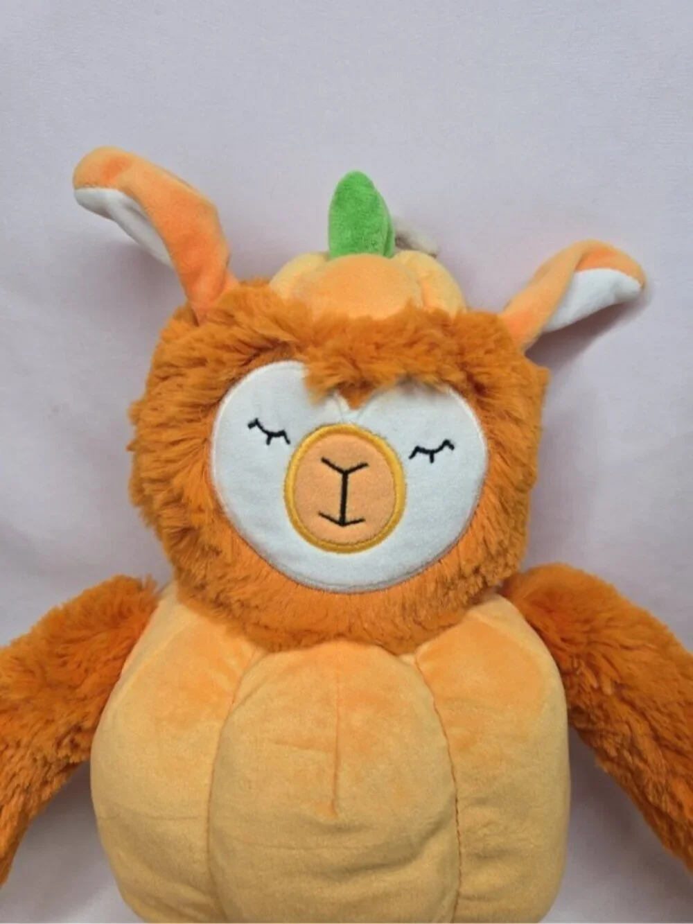 Slumberkins Pumpkin Alpaca Plush Halloween Stuffed Animal Toy
